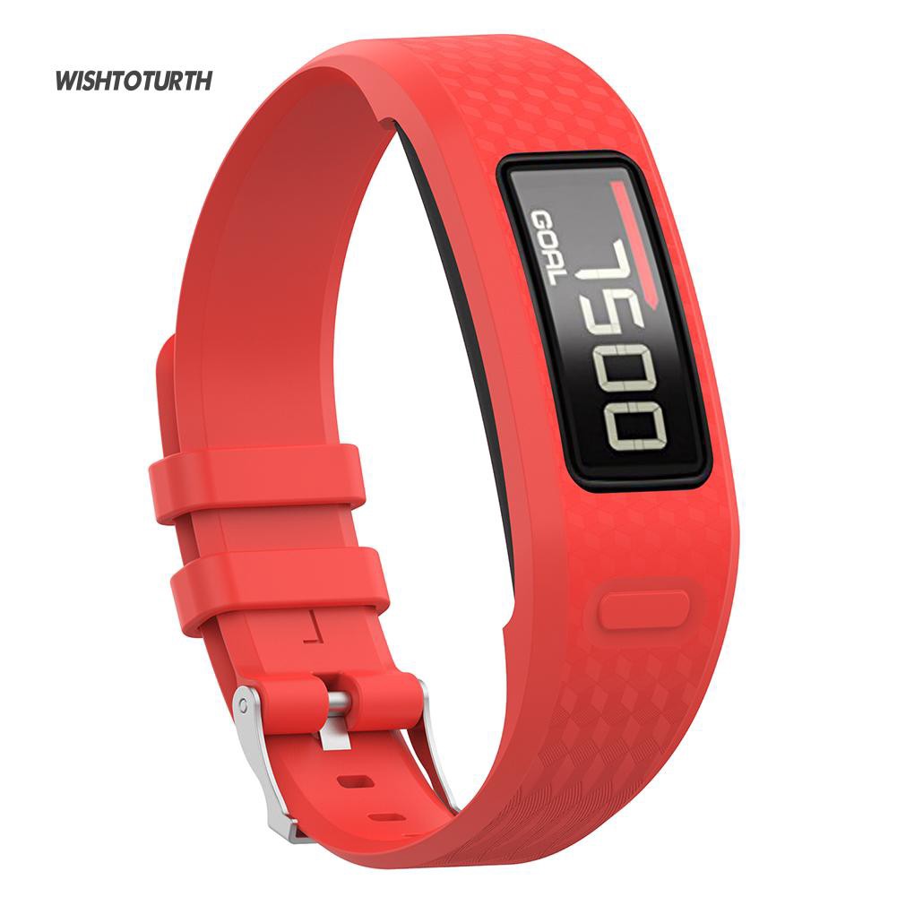 ☼Dây Đeo Thay Thế Chất Liệu tpu Màu Trơn Cho garmin vivofit 1 2