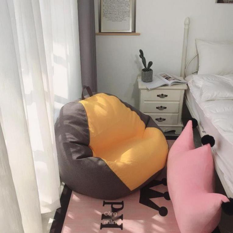 Ghế lười sofa beanbag tatami sáng tạo lưới màu đỏ căn hộ nhỏ ban công phòng ngủ trên mặt đất đơn ..
