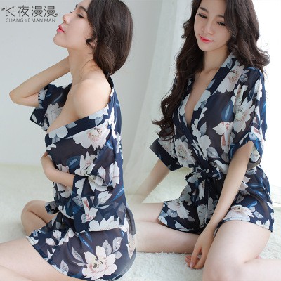 Áo choàng voan cao cấp ( kèm chip sexy) (1159)