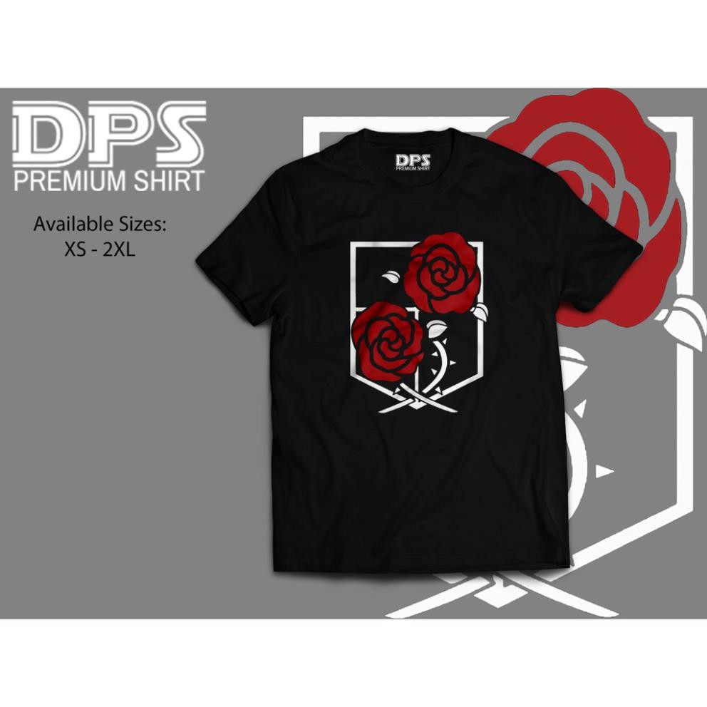 Mẫu áo phông in hình Stationary Guard Attack on Titan Anime độc đẹp giá rẻ