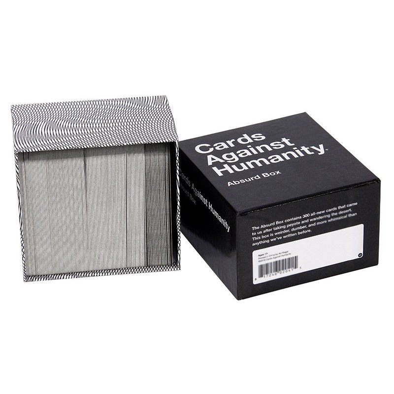 Hộp thẻ bài Chống lại nhân loại Cards Against Humanity Absurd Box bằng ABS dành cho người lớn và trẻ em