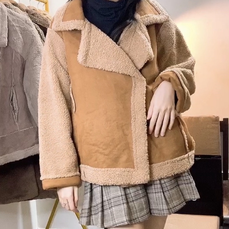 Áo Khoác Da Lộn Lót Lông Cừu 2hand Tuyển chọn