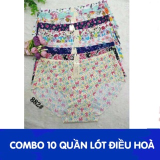 Combo 10 quần lót su điều hoà không hằn vết nữ