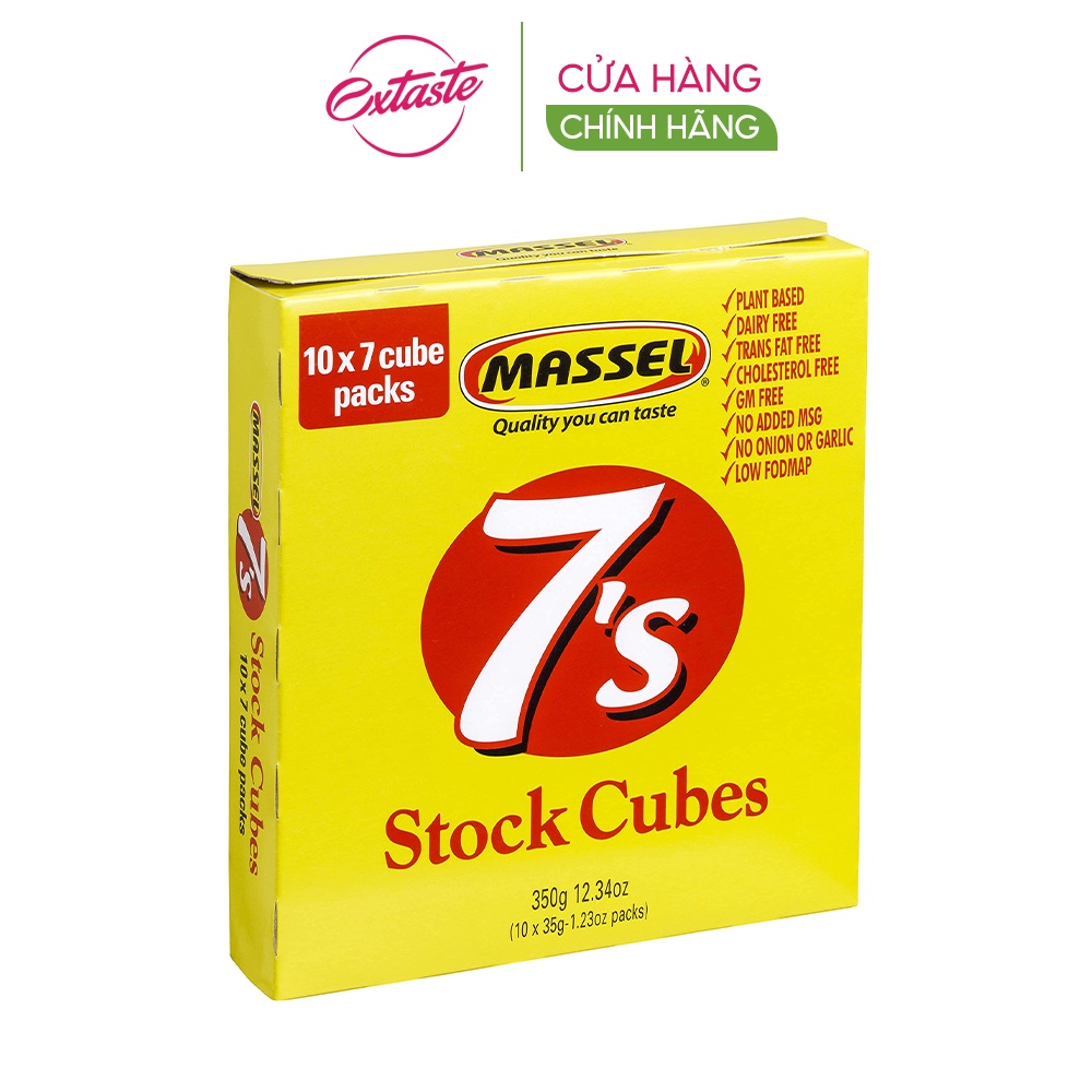 Bột nêm dạng viên vị rau củ Massel 7 Stock Cubes Vegetable thanh gia vị nêm thơm ngon tiện lợi 35 gr