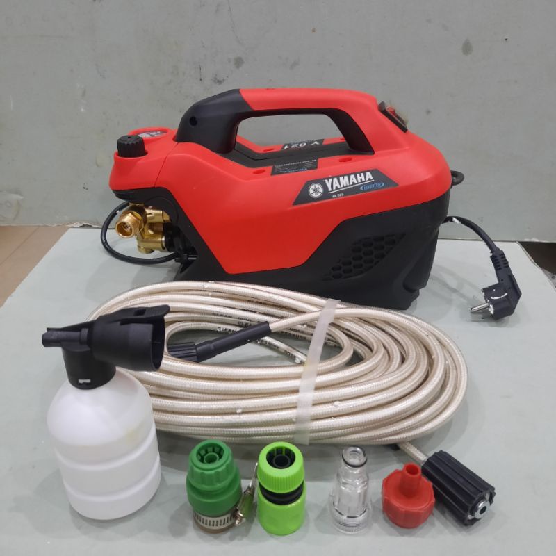 Máy rửa xe mini I Máy rửa xe cao áp YAMAHA 2800W HA889A - Có nút chỉnh áp suất + van xả khí
