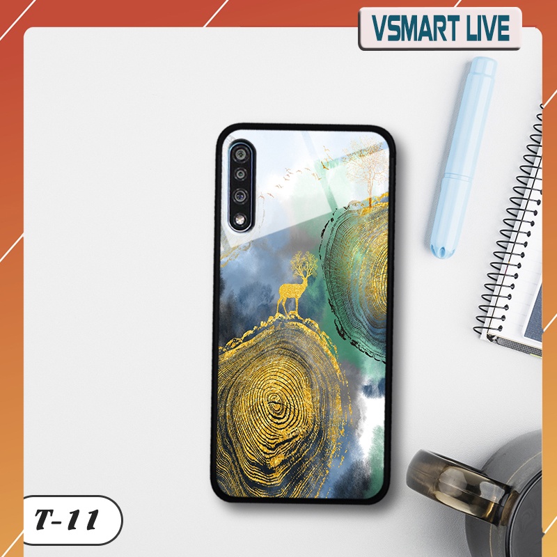 Ốp cường lực kính in 3D cho Vsmart Live