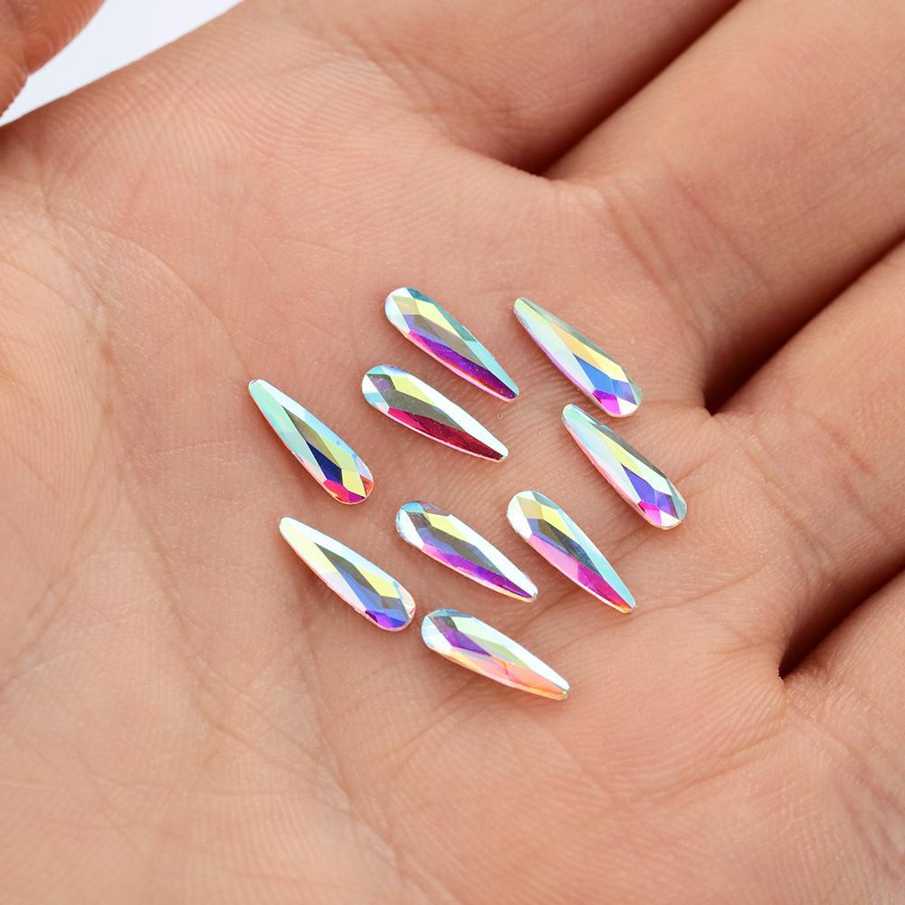 Phụ Kiện Trang Trí Móng Tay Xinh Xắn Chất Lượng|Kim Cương Giả Lấp Lánh|Đèn Led AB Trắng Chất Lượng Cao