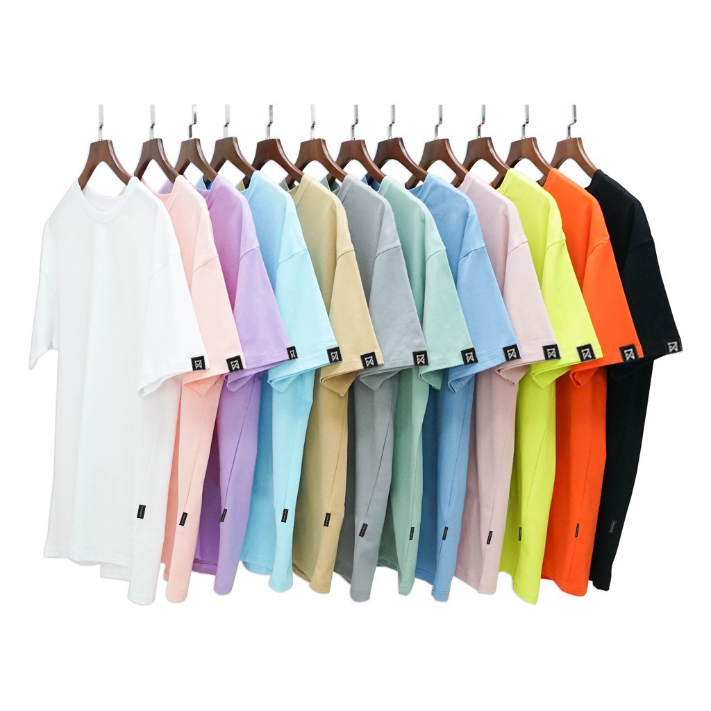 Áo thun trơn N7 Cotton 100% dáng rộng tay lỡ unisex nam nữ basic nhiều màu. 🌺