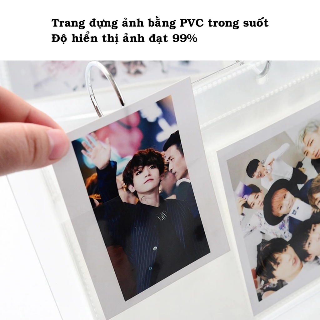 Album đựng ảnh để bàn bằng nhựa acrylic trong suốt sang trọng đựng ảnh 6x9, 8x10, 9x12, 10x15 tại kho album ảnh ANVY