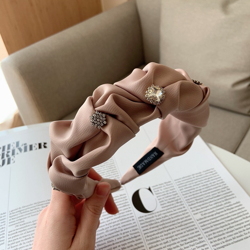 Băng đô cài tóc đính đá sang trọng ngọt ngào cho nữ