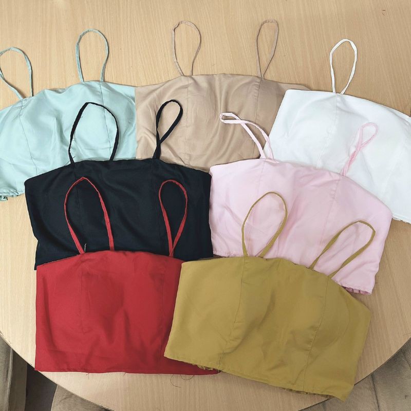 Áo kiểu 2 dây nhún sau lưng