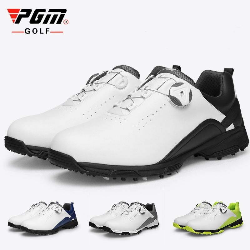 Giày golf nam PGM XZ143 hàng chính hãng , đế đinh chống trơn trượt ,chống nước ,  núm xoay tiện lợi