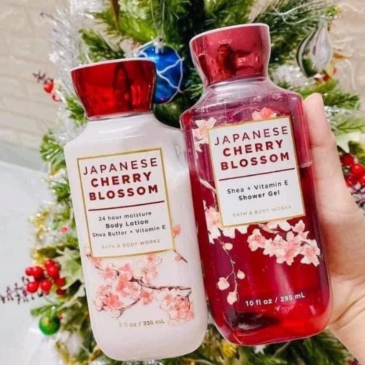 👑 L&G 💄 Sữa Dưỡng Thể Bath Body Works Japanese Cherry Blossom Body Lotion 236ml