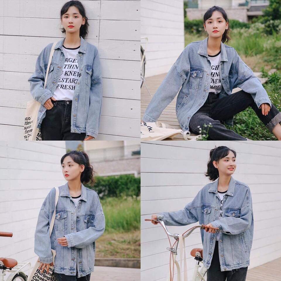 ÁO JEAN- KHOÁC JEAN NAM NỮ CÓ MŨ- CỰC TREND HIỆN NAY
