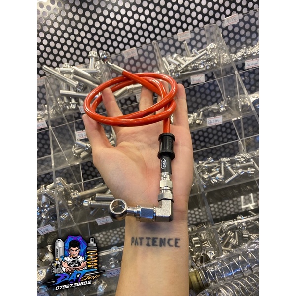 Dây dầu HEL bấm đầu INOX gắn mọi loại xe