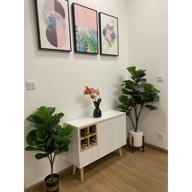 Cây bàng Singapore giả cao cấp cao 100cm  Giá Sỉ-Cây giả
