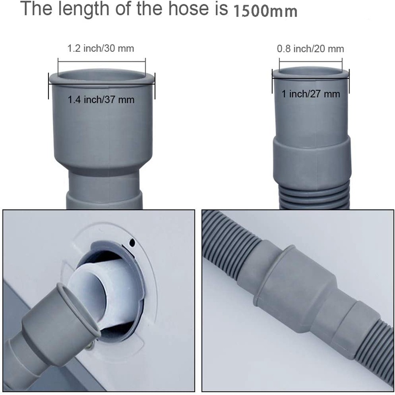 Ống Thoát Nước Máy Giặt Tự Động 1.5M