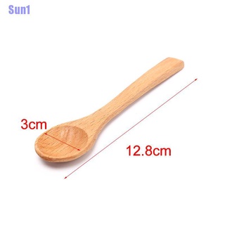 1 Muỗng Gỗ Tre Tròn Uống Trà Cà Phê