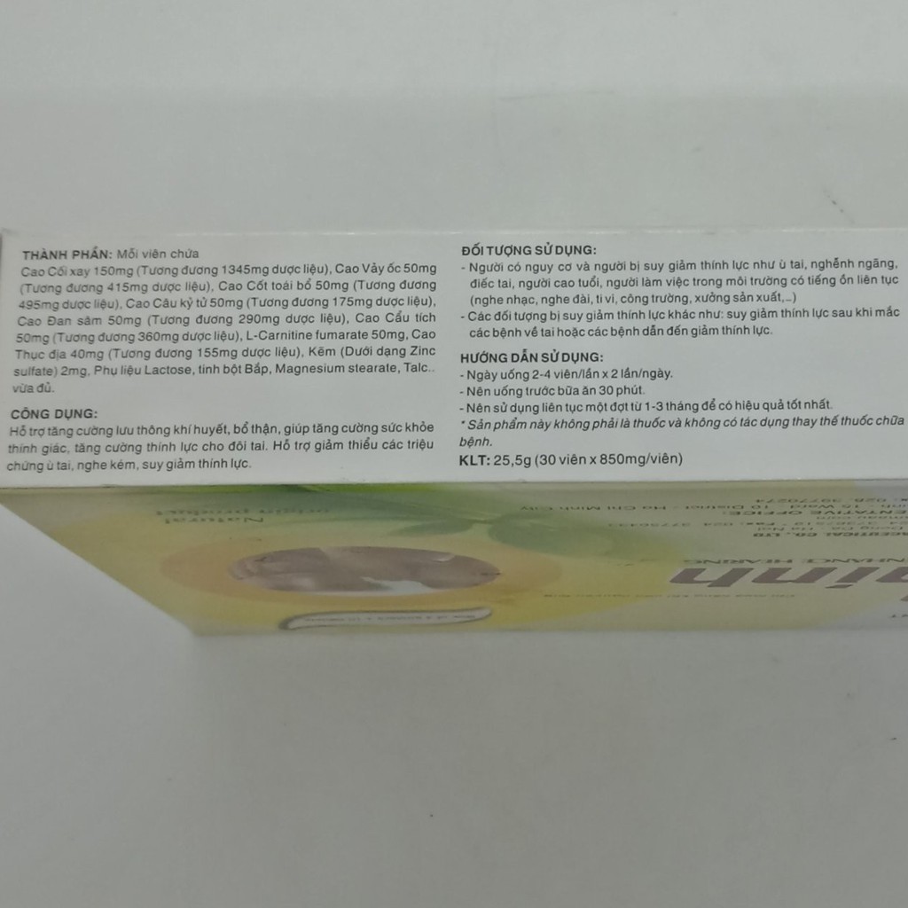 Kim Thính Lọ 180 Viên - TẶNG KÈM NGAY 1 HỘP 30 VIÊN