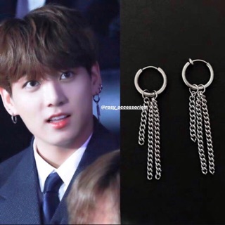 ROSY - KHUYÊN TAI 3 XÍCH JUNGKOOK BTS (ẢNH THẬT Ở SAU!!!)