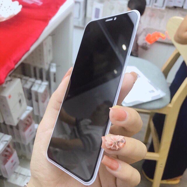 Kính cường lực chống nhìn trộm iphone or chống vân tay full màn 6 7 7plus 8 x xs xsmax 11 11promax 12 13 pro plus promax