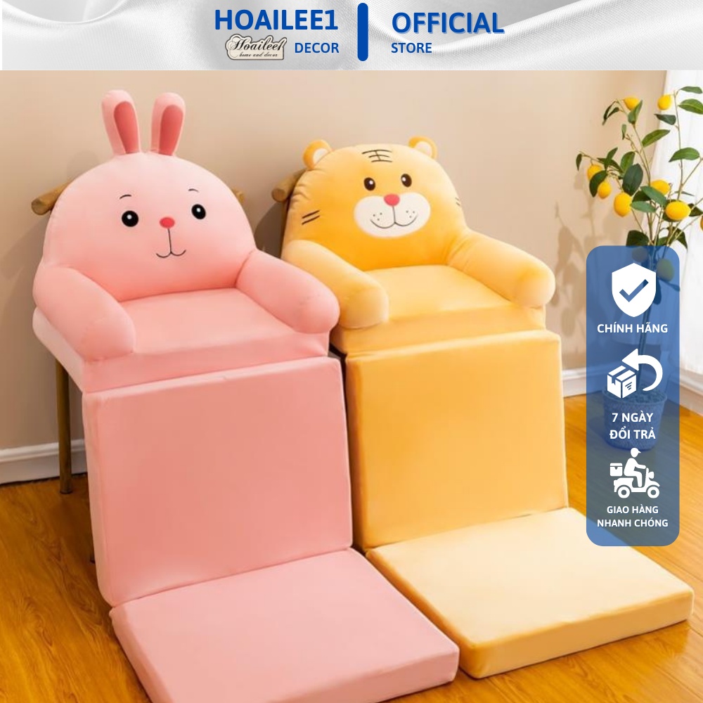 Ghế lười bông hình thú cho bé siêu đáng yêu