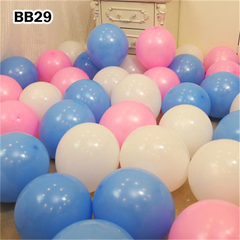 10 bong bóng phối độc đáo lạ mắt màu pastel Balloon party Happy birthday wedding mã 19 đến 36