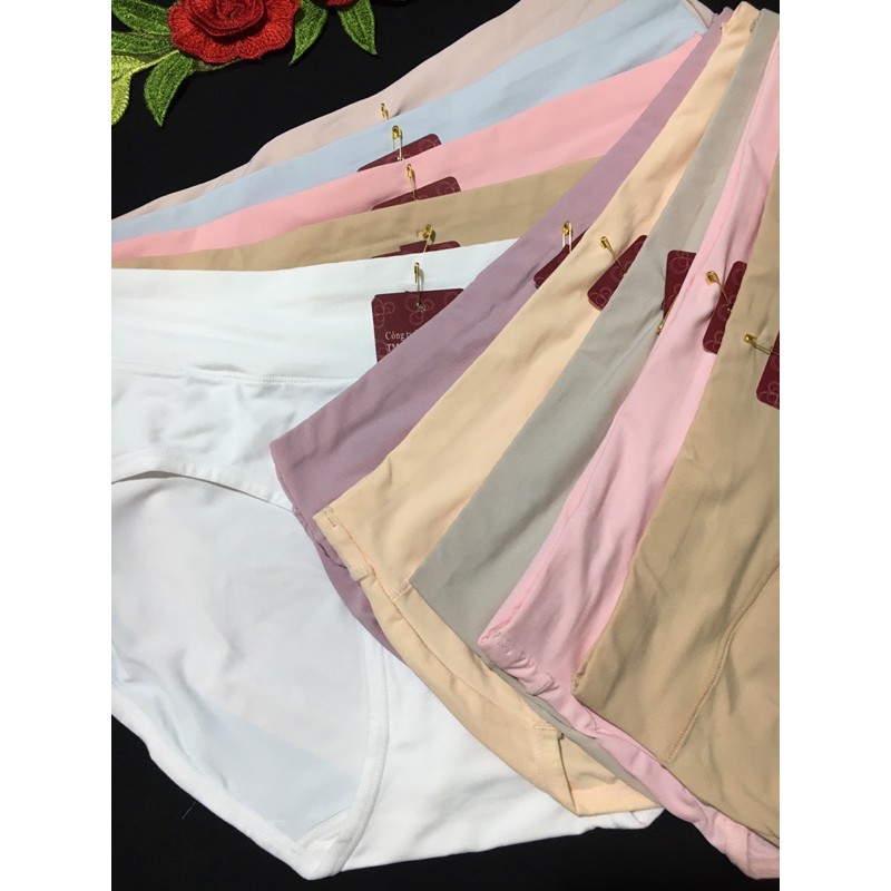 Set 10 Quần lót nữ Thịnh Phát thun lạnh, quần chíp nữ lưng cao