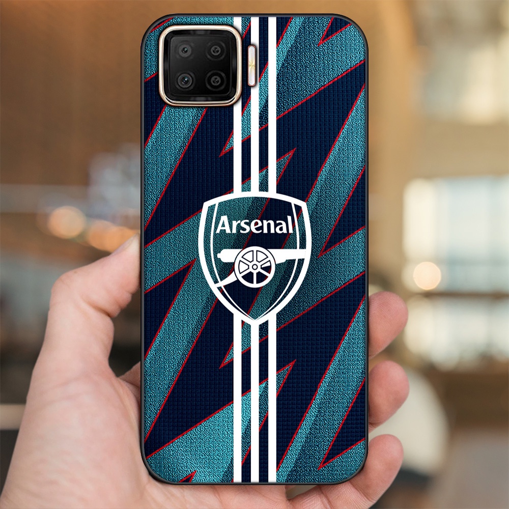 Ốp lưng Oppo A73, A93 4G viền đen in hình Arsenal FC