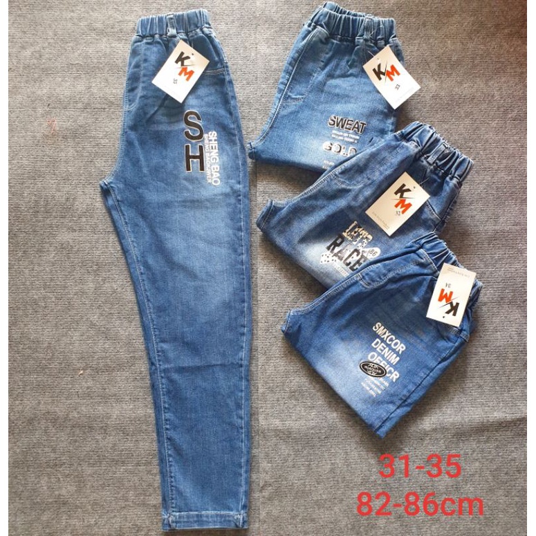 JEANS BÉ TRAI {25-38kg} Quần bò bé trai size đại chất mềm co giãn (Link1)