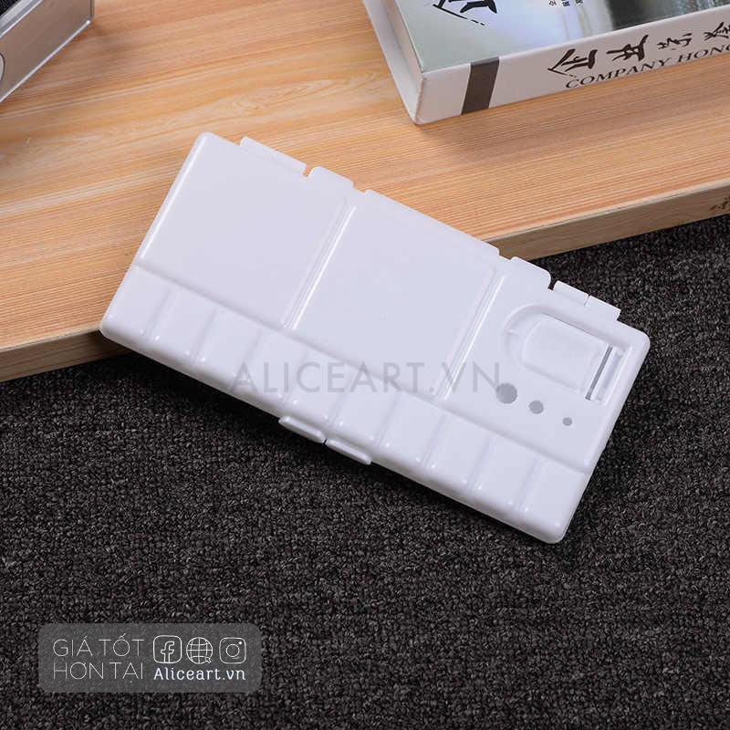 Khay pha màu nhựa nhiều ô vẽ hội họa, màu nước, sơn acrylic, gouache, poster Mont Marte, Kuelox NEW