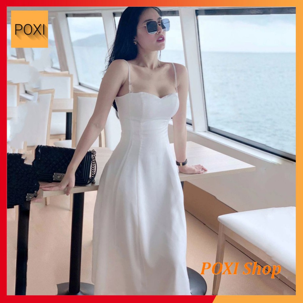 [ẢNH THẬT] Đầm Cúp Ngực Li Eo VOKAL Mẫu Mới (TRẮNG)