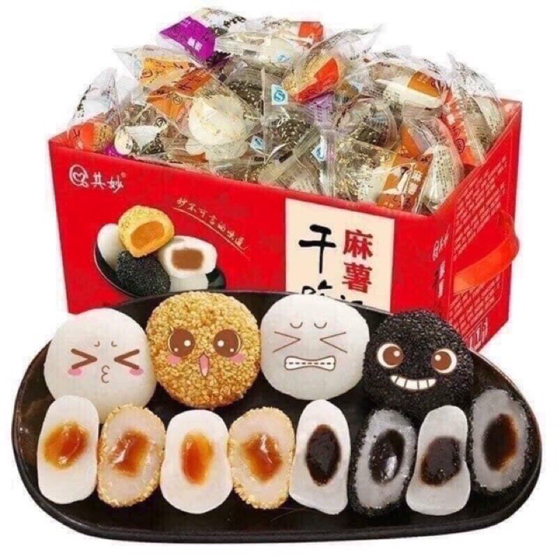 Bánh Mochi Đài Loan Loại 2,2Kg Mix 4 Vị Siêu Ngon.