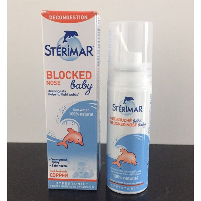 Xịt Mũi Cá heo Sterimar Pháp 50ml