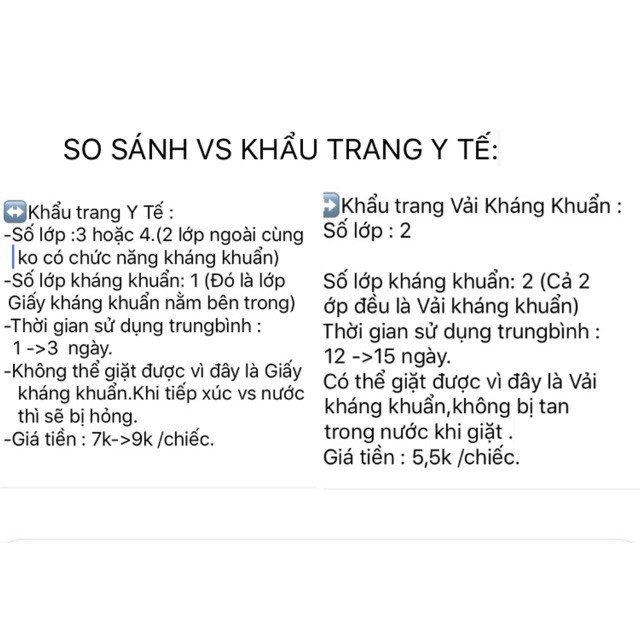 (NL vai chong dich, khang khuan) Khau Trang Vai 2 lop  KHANG KHUAN - HANG CO SAN( KEM ANH THAT+ VIDEO TEST SP) | BigBuy360 - bigbuy360.vn
