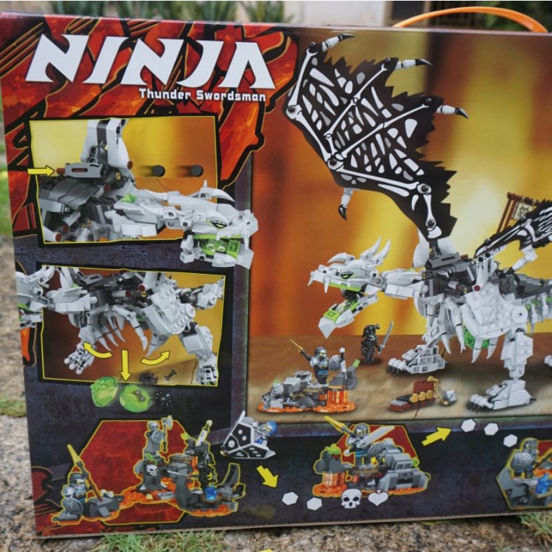 Lắp ráp LARI 11556 | 71721 Skull Sorcerer's Dragon | 1193 chi tiết