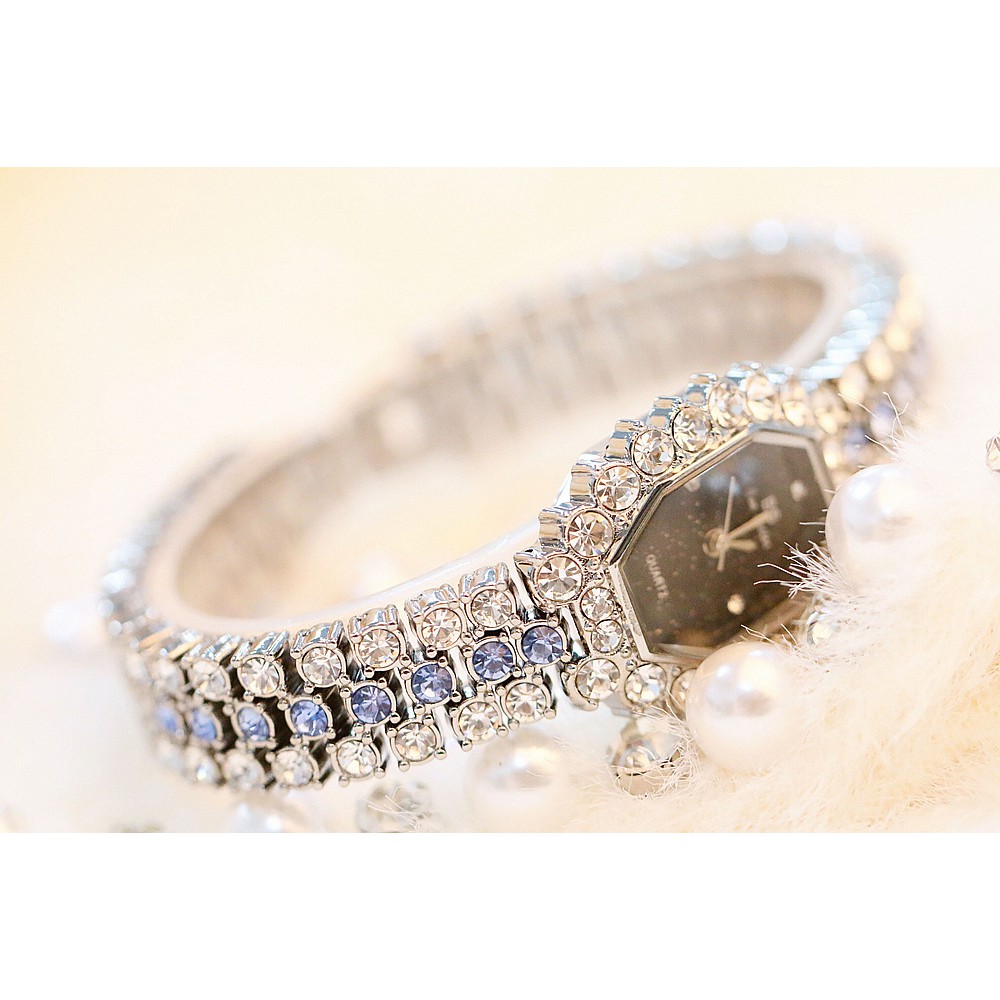 Đồng hồ đeo tay nữ, đồng hồ nữ chính hãng BEE SISTER đính đá cao cấp, sang trọng, thời trang Hàn Quốc cao cấp giá rẻ