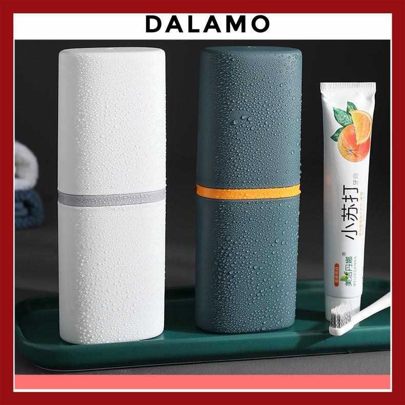 Hộp Đựng Bàn Chải, Kem Đánh Răng, Cốc Đựng Nước cao cấp Mang Theo Du Lịch Tiện Dụng F574 DALAMO