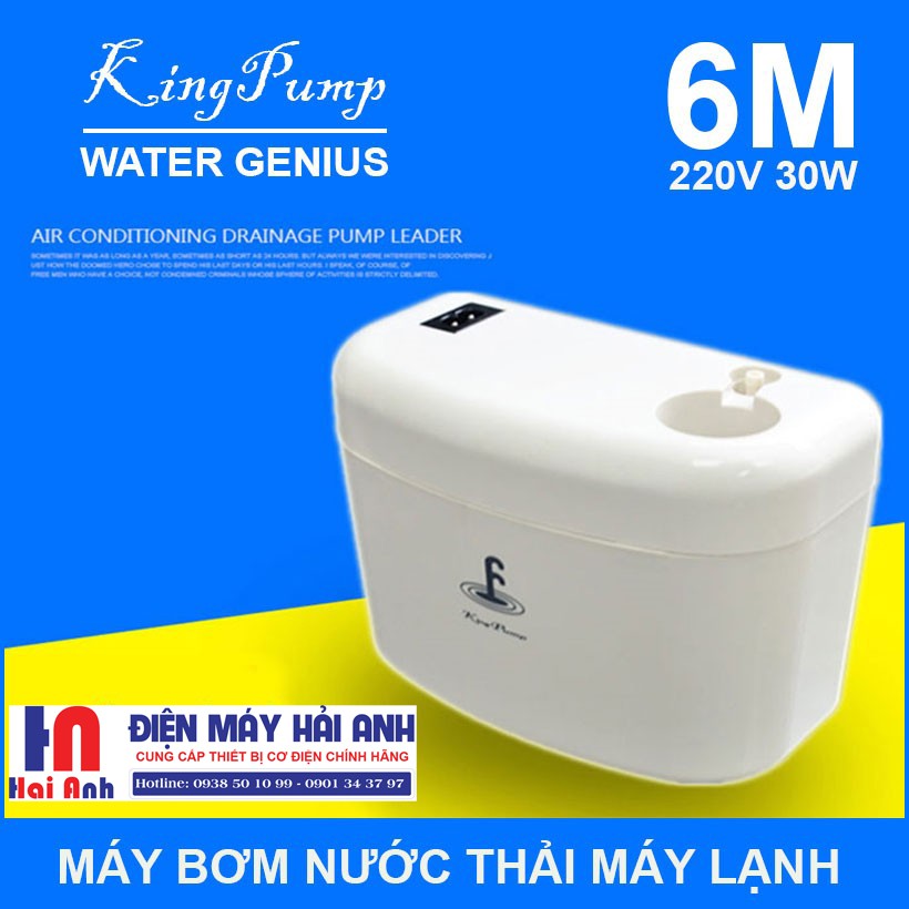 Máy bơm nước ngưng xả nước thải máy lạnh Kingpump 6 mét - Bơm hút thoát nước cho điều hòa