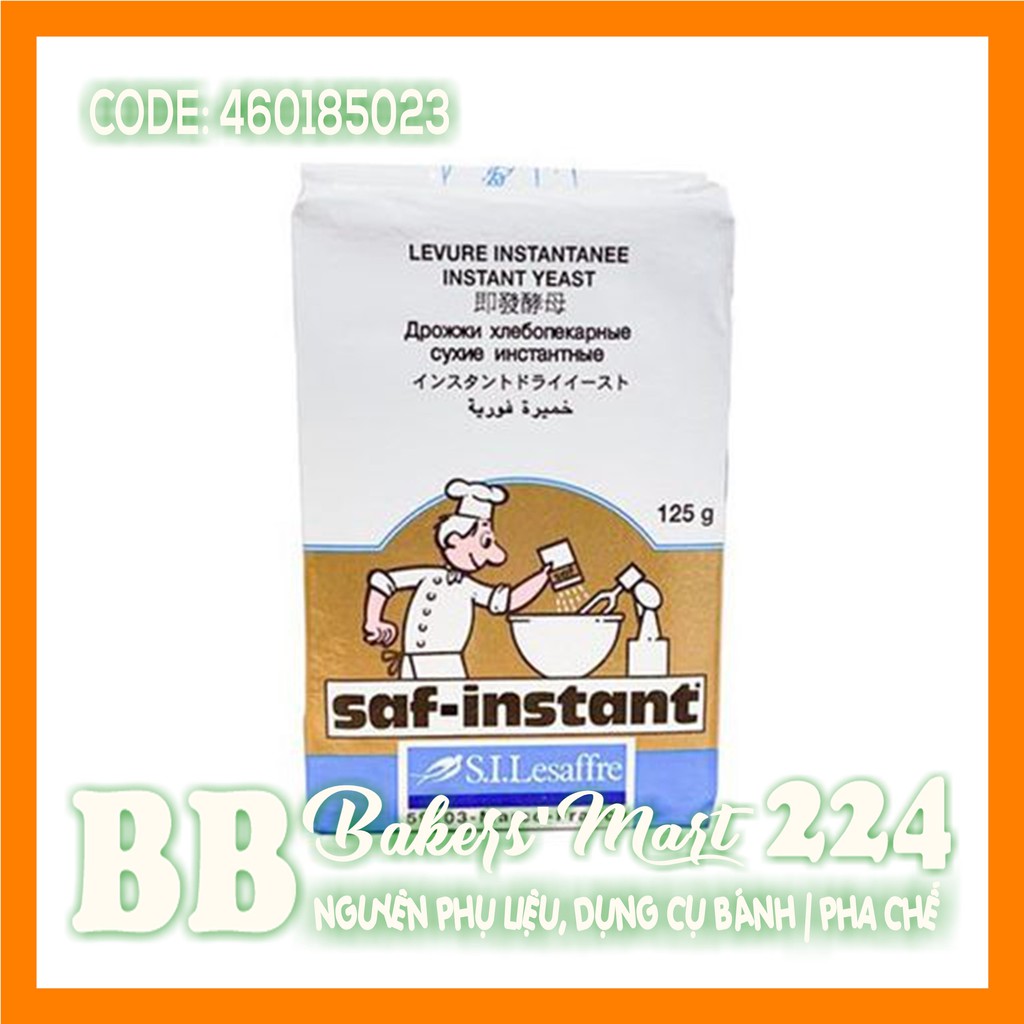 125gr - Men khô NGỌT Saf-Instant VÀNG - Cục 125gr