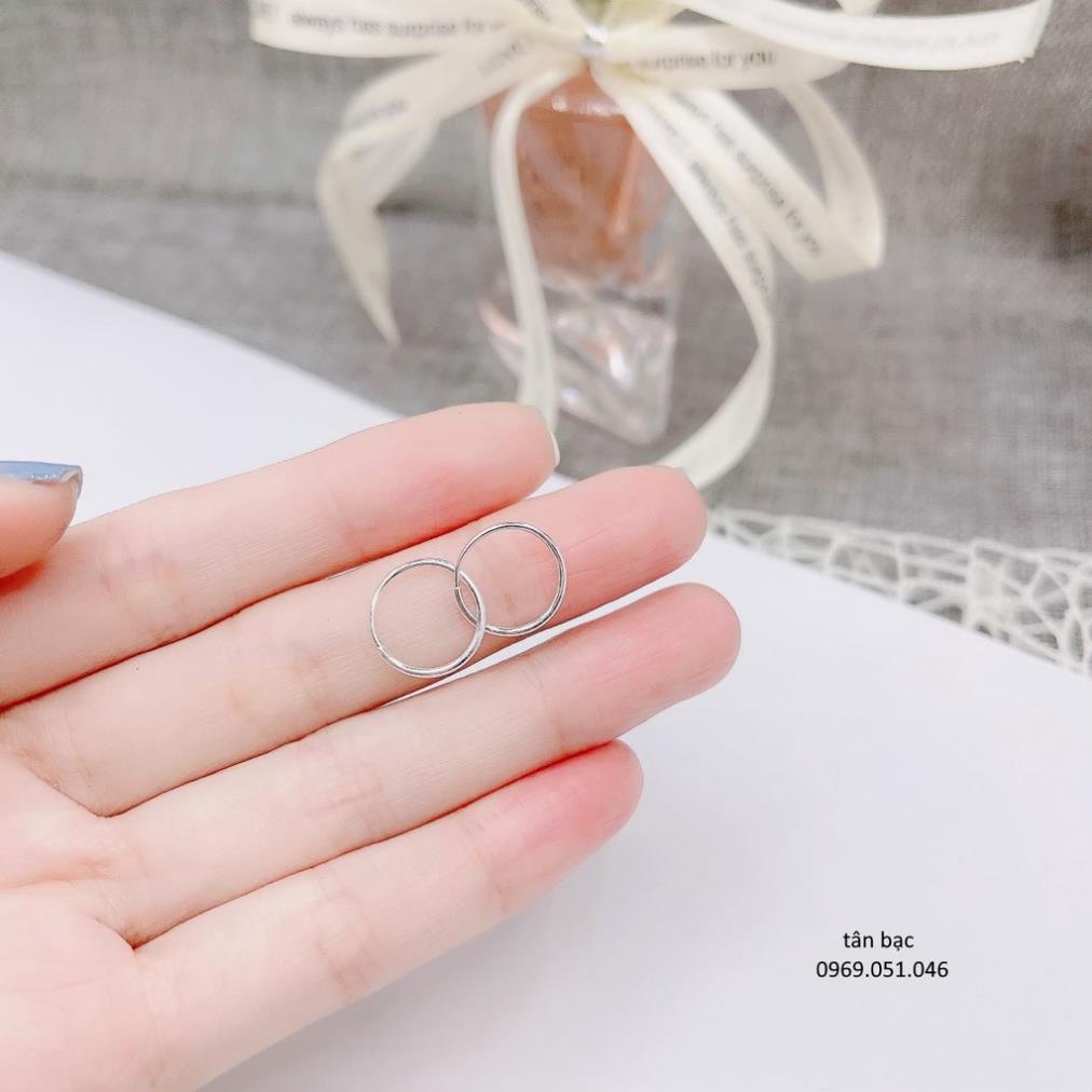 Bông tai bạc , đeo tai , đeo mũi,  bông tai kiểu dáng baxic đơn giản dễ thương