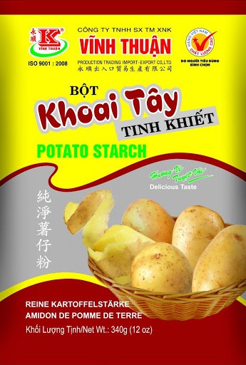 BỘT KHOAI TÂY VĨNH THUẬN 340G - POTATO STARCH
