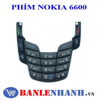 BÀN PHÍM ĐIỆN THOẠI NOKIA 6600 MÀU ĐEN