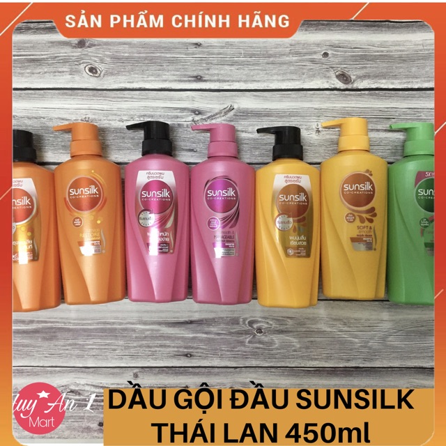 Dầu xả sunsilk Thái Lan Sunsilk Soft &amp; Smooth mềm mượt diệu kỳ màu vàng 425ml