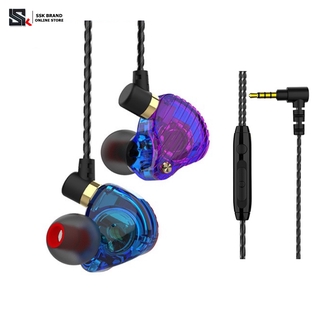 Tai Nghe Qkz SK3 HIFI Có Dây Drive Kép Kèm Micro Tiện Dụng