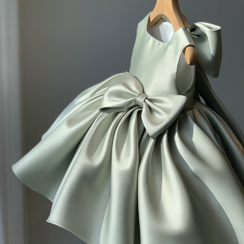 Đầm Không Tay Thời Trang Đám Cưới / Sinh Nhật Cho Bé Gái 1 Tuổi