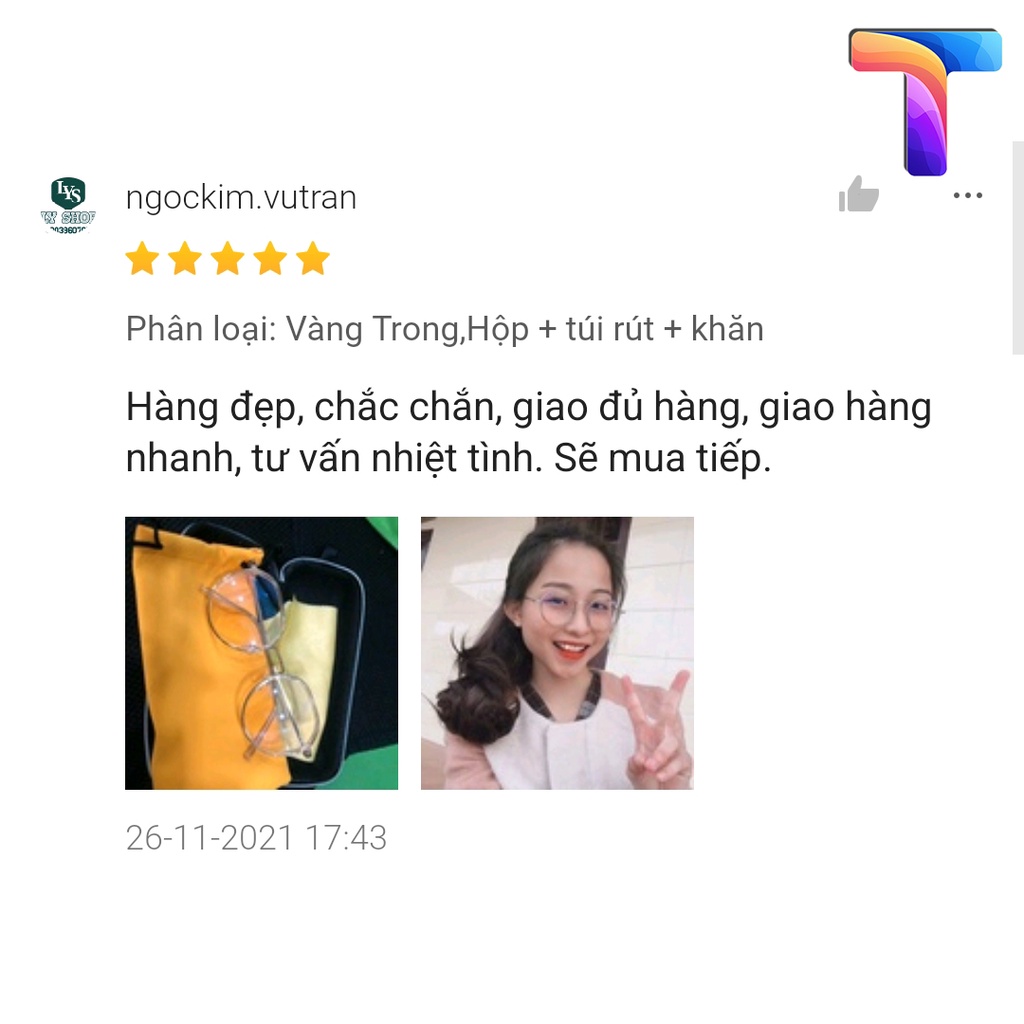 Mắt kính chống ánh sáng xanh kim loại nữ GK2018