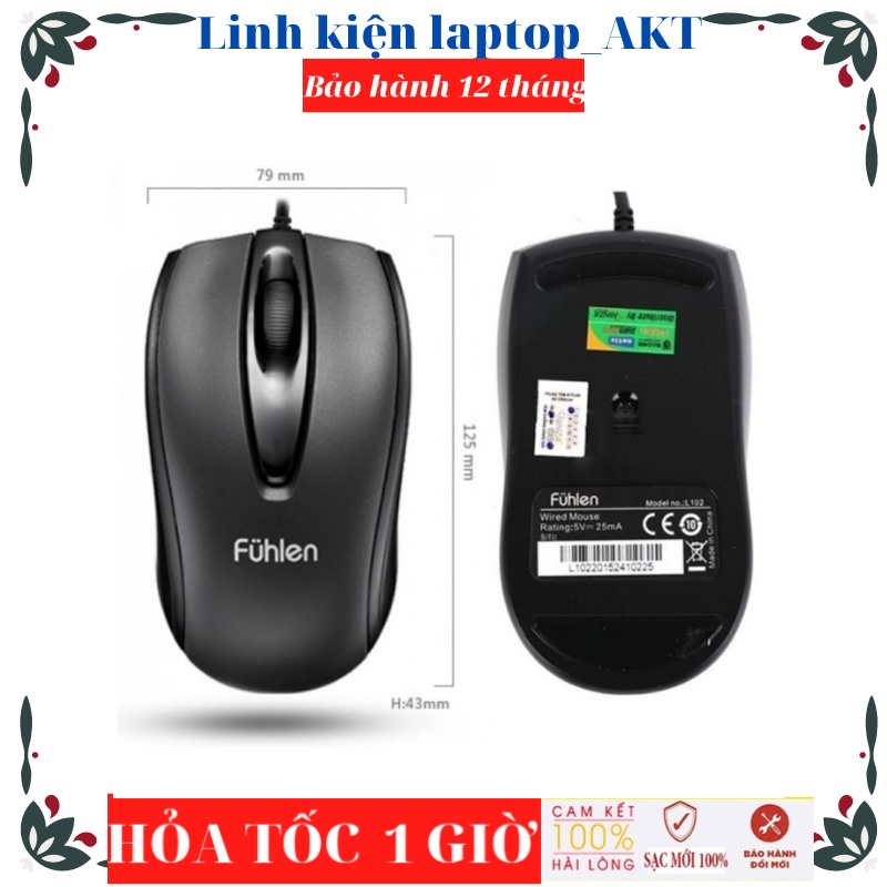 Chuột máy tính có dây Fuhlen L102