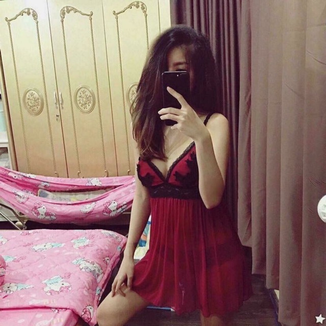 Váy Ngủ Sexy Kèm Quần Chíp MS024