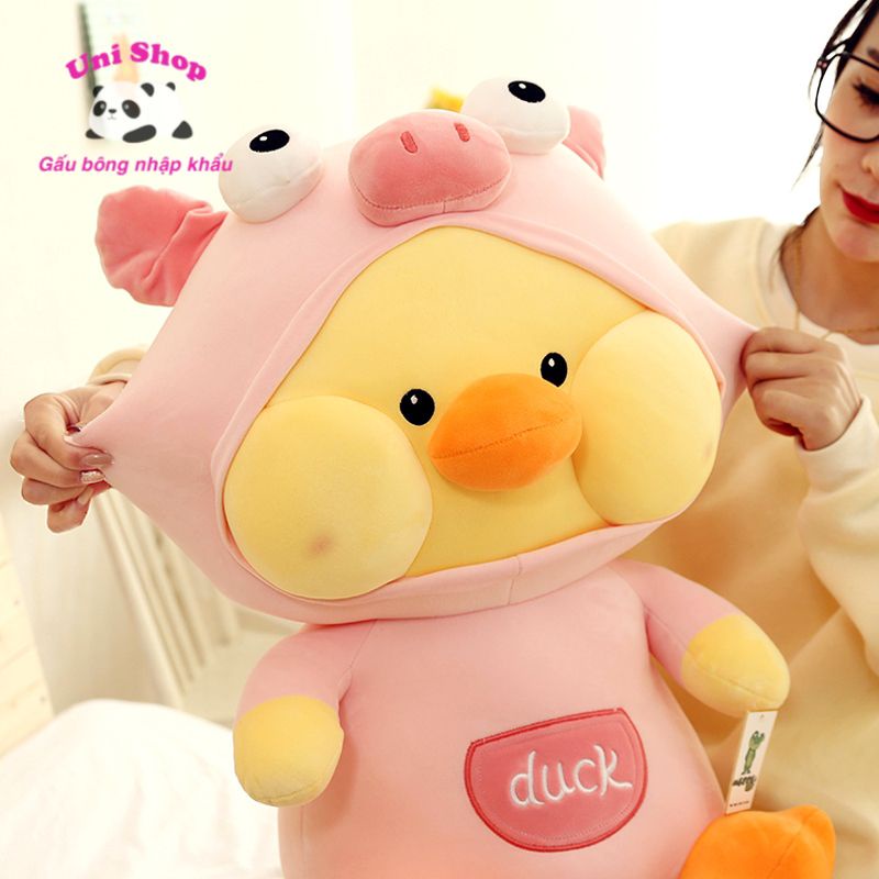 Gấu Bông Vịt Coslay Êch Hồng Xanh Má Bánh Bao Qùa Tặng Sinh Nhật Gấu Bông _ Unishop
